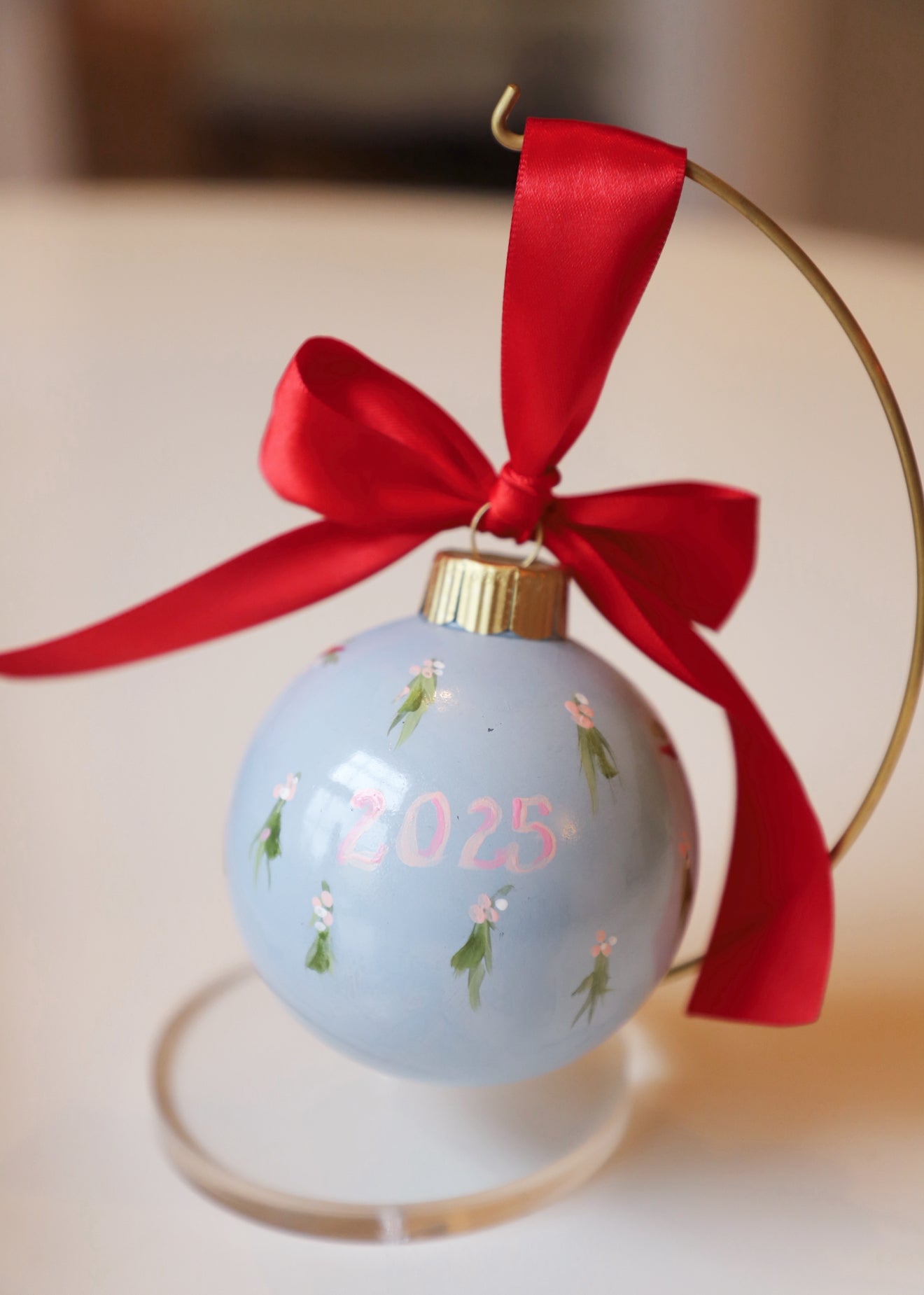 “Swan-A-Swimming” Painted Ornament (FINAL SALE!)