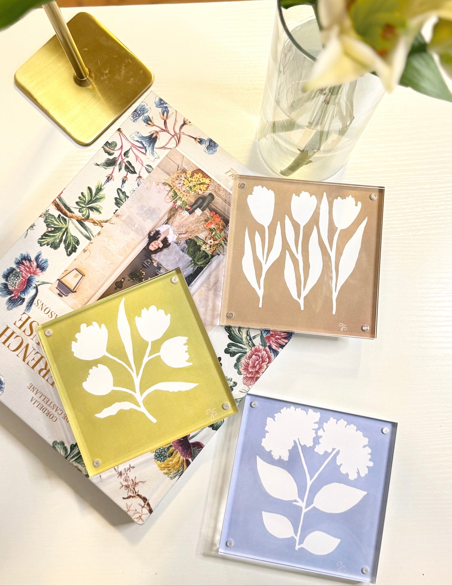 Floral Acrylic Framed Print