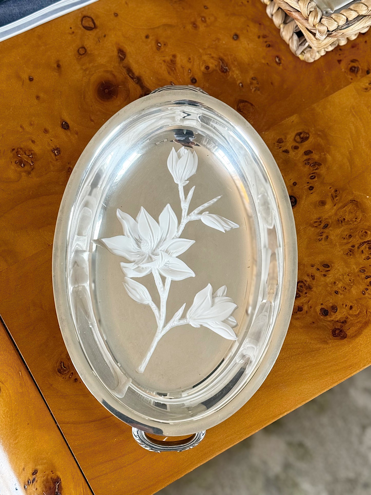 Magnolia Silver Plate