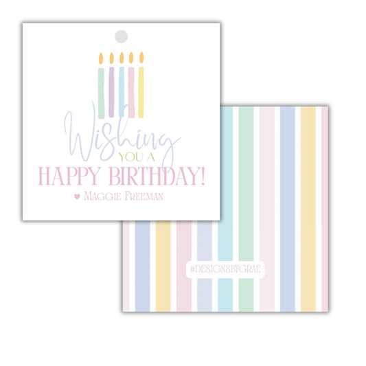 Birthday Wishes Gift Tag