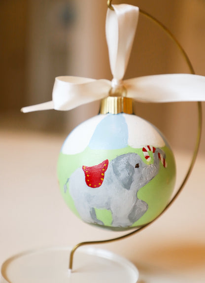 “Follow Along!” Painted Ornament (FINAL SALE)