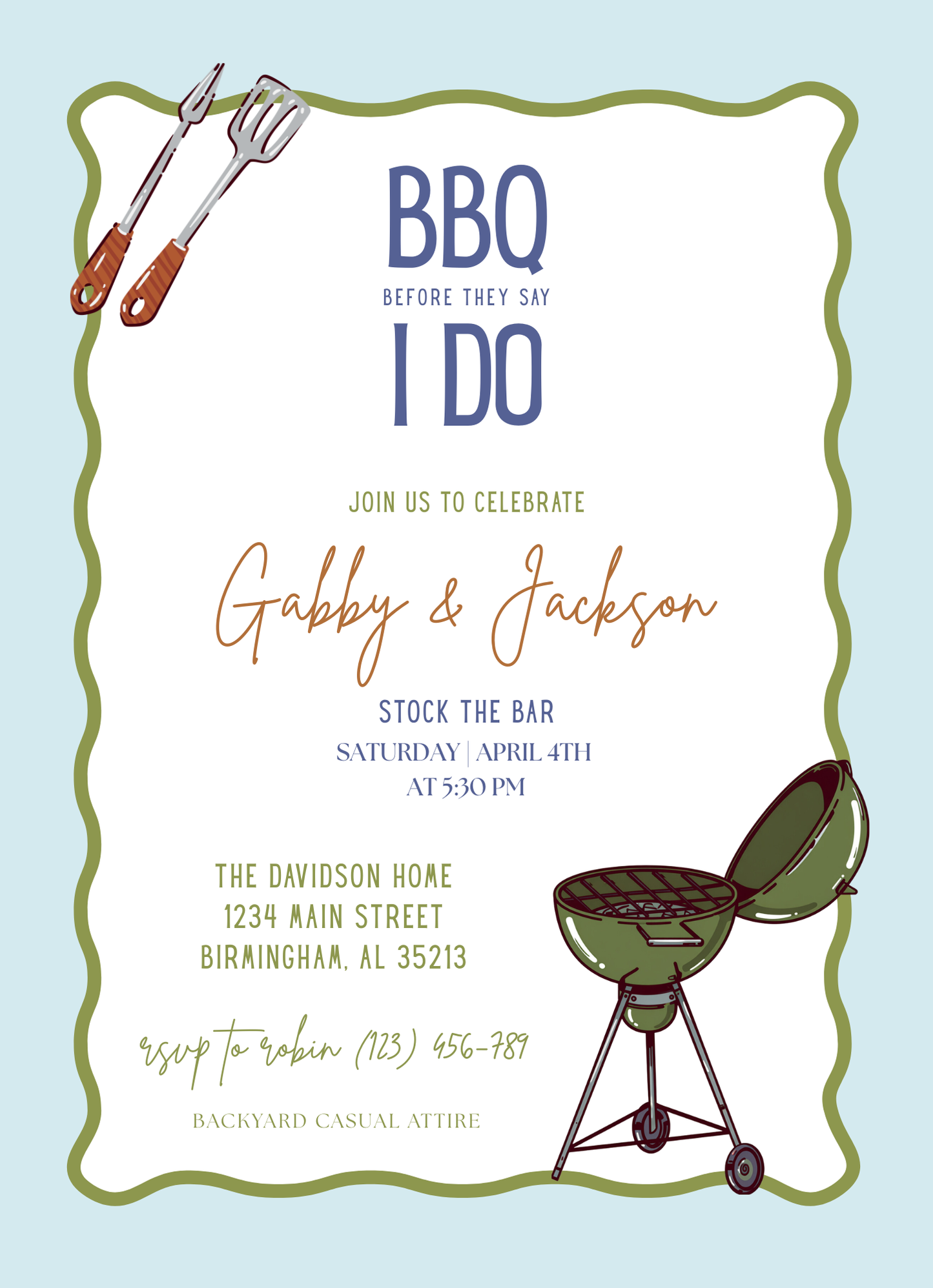 BBQ Before They Say I Do