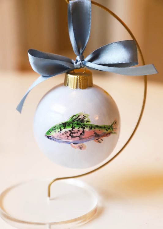 Fish Painted Ornament (FINAL SALE)