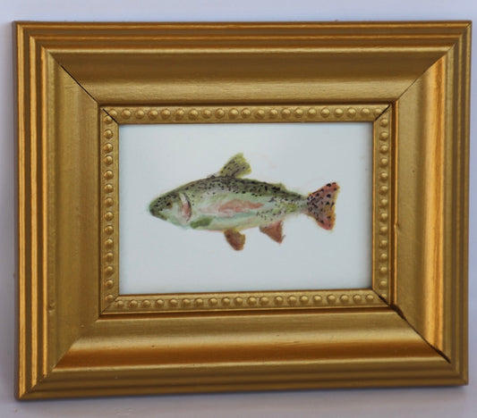 Original Fish Watercolor Painting (4.25 x 5.25)