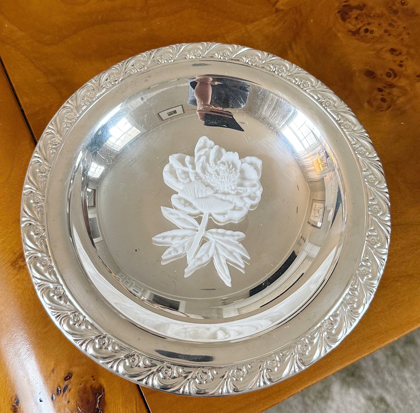 Rose Silver Plate
