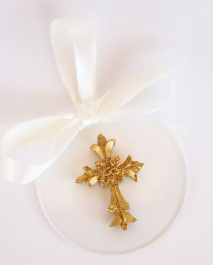 Quad Cross Intaglio Ornament