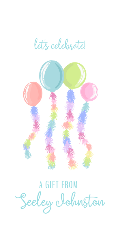 Balloon Gift Tag