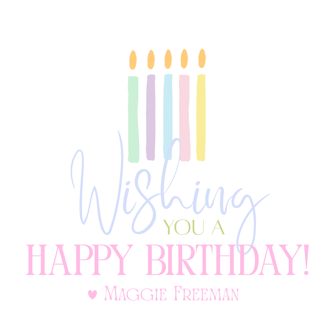 Birthday Wishes Gift Tag