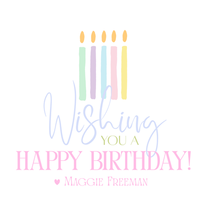 Birthday Wishes Gift Tag