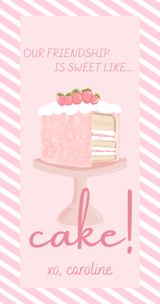 Sweet Like CAKE Gift Tag