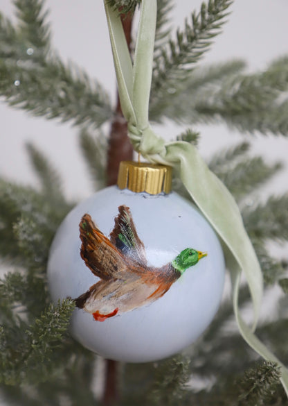 Mallard Duck Painted Ornament (FINAL SALE)