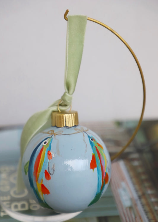 Fishing Lure #1 Painted Ornament (FINAL SALE)