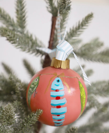 Fishing Lure #2 Painted Ornament (FINAL SALE)