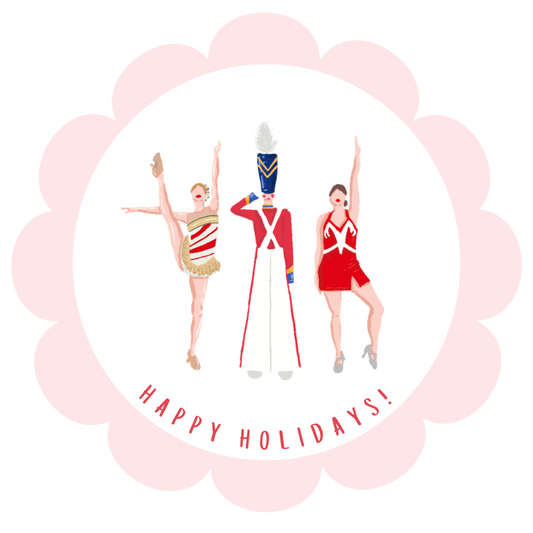 Rockettes ScallopedGift Tag