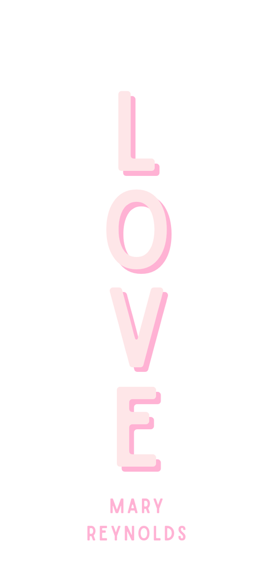 LOVE Gift Tag